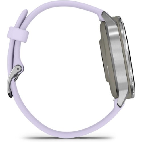 Смарт-часы Garmin Venu 4 (41mm), Gray w/ Silver + Periwinkle, GPS смарт-годинник (010-03013-01)