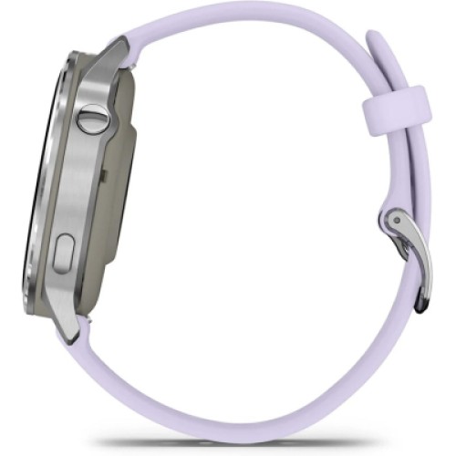 Смарт-часы Garmin Venu 4 (41mm), Gray w/ Silver + Periwinkle, GPS смарт-годинник (010-03013-01)