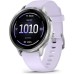 Смарт-часы Garmin Venu 4 (41mm), Gray w/ Silver + Periwinkle, GPS смарт-годинник (010-03013-01)
