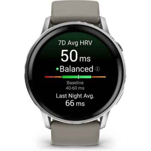 Смарт-часы Garmin Venu 4 (45mm), Black w/ Silver + Gray, GPS смарт-годинник (010-03014-01)