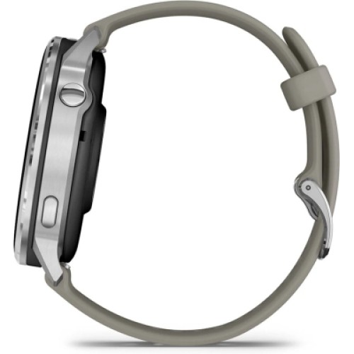 Смарт-часы Garmin Venu 4 (45mm), Black w/ Silver + Gray, GPS смарт-годинник (010-03014-01)