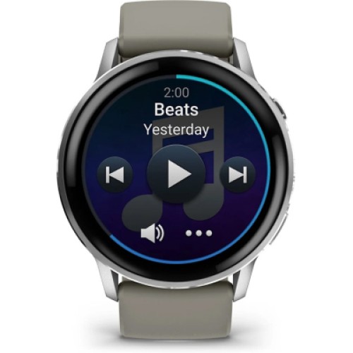 Смарт-часы Garmin Venu 4 (45mm), Black w/ Silver + Gray, GPS смарт-годинник (010-03014-01)