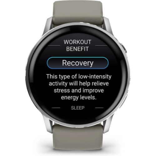 Смарт-часы Garmin Venu 4 (45mm), Black w/ Silver + Gray, GPS смарт-годинник (010-03014-01)