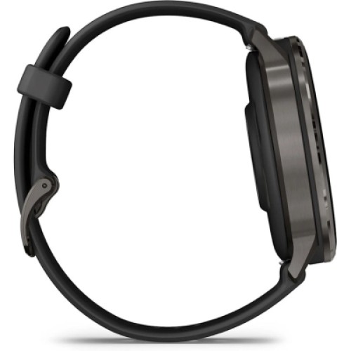 Смарт-часы Garmin Venu 4 (45mm), Black w/ Slate + Black, GPS смарт-годинник (010-03014-00)