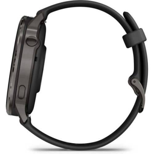 Смарт-часы Garmin Venu 4 (45mm), Black w/ Slate + Black, GPS смарт-годинник (010-03014-00)
