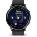 Смарт-часы Garmin Venu 4 (45mm), Black w/ Slate + Black, GPS смарт-годинник (010-03014-00)