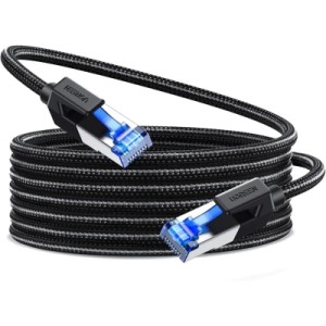 Патч-корд 1.5м, S/FTP cat 7 RJ-45 COPPER black Ugreen (U_80430)
