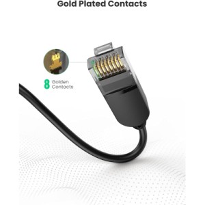 Патч-корд 10м, UTP cat 6 RJ-45 COPPER black Ugreen (U_70656)