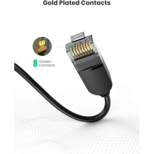 Патч-корд 1м, UTP cat 6 RJ-45 COPPER black Ugreen (U_70332) Патч-корд 1м, UTP cat 6 RJ-45 COPPER black Ugreen (U_70332)