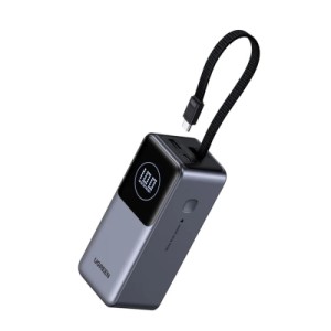 Батарея універсальна Ugreen 20000 mAh 130W Cable Space gray (U_55365B)