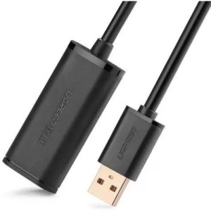 Дата кабель USB 2.0 AM to AF 5.0m Active black Ugreen (10319)