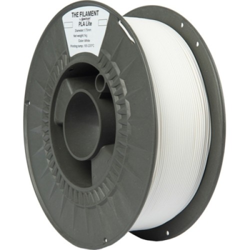Пластик для 3D-принтера The Filament PLA Lite 1.75mm WHITE 1kg (TF-24218) Пластик для 3D-принтера The Filament PLA Lite 1.75mm WHITE 1kg (TF-24218)