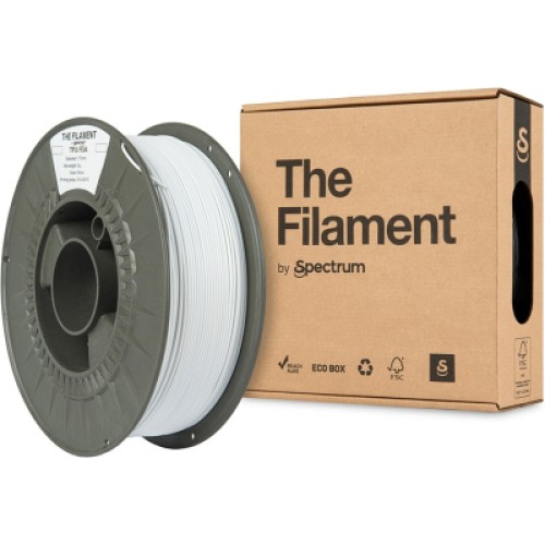 Пластик для 3D-принтера The Filament TPU-95A 1.75mm WHITE 1kg (TF-24132) Пластик для 3D-принтера The Filament TPU-95A 1.75mm WHITE 1kg (TF-24132)