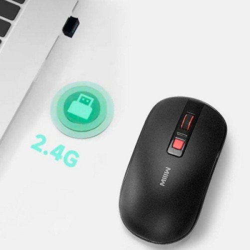 Мышка Xiaomi MiiiW Lite Wireless/Bluetooth Black (MW23M21 Black)