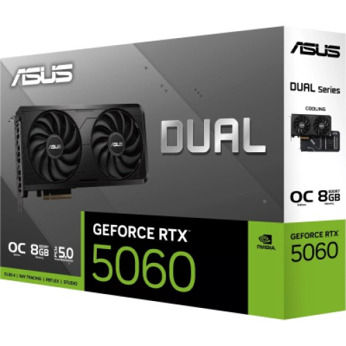 Видеокарта ASUS GeForce RTX5060 8Gb DUAL OC EVO (DUAL-RTX5060-O8G-EVO)
