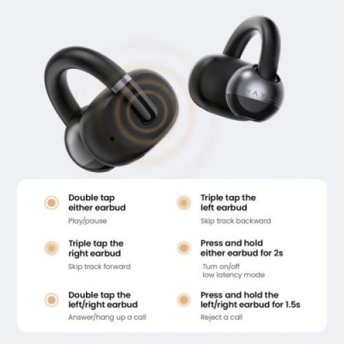 Наушники Haylou AirFree Black (OW03 Black)