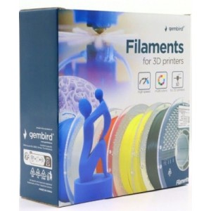 Пластик для 3D-принтера Gembird ABS High Speed, 1.75 мм, 1kg, white (3DP-ABS1.75HY-01-W)