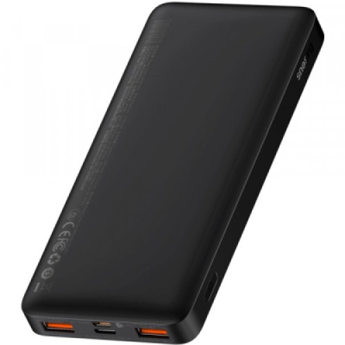 Батарея универсальная Baseus 10000mAh Bipow Overseas Edition 20W, Black (PPBD050301)