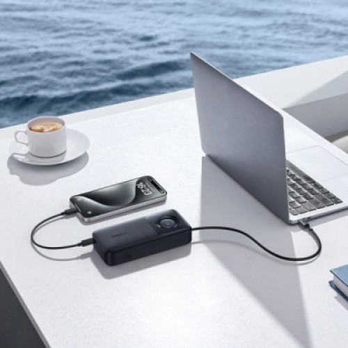 Батарея универсальная Baseus 20000mAh Free2Pull 65W PD, built-in USB-C cable, Black (P10073700123-00)