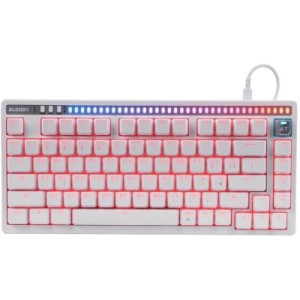 Клавіатура A4Tech Bloody AT75 USB RGB UA White (4711421002776)