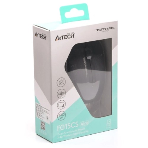 Мышка A4Tech FG15CS Air2 Wireless Black (4711421000932)