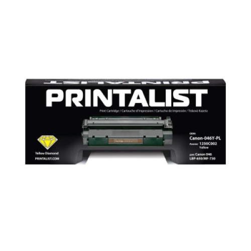 Картридж Printalist Canon 046, LBP-650/MF-730 1247C002 Yellow (Canon-046Y-PL)