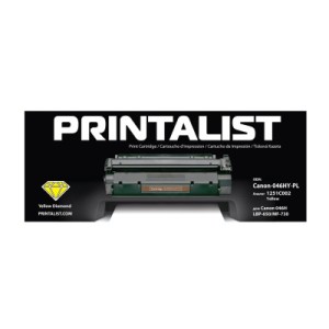 Картридж Printalist Canon 046H, LBP-650/MF-730 1251C002 5K Yellow (Canon-046HY-PL)