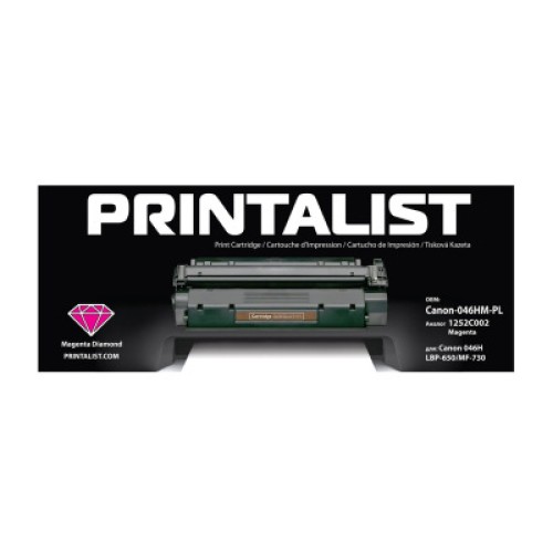 Картридж Printalist Canon 046H, LBP-650/MF-730 1252C002 5K Magenta (Canon-046HM-PL)