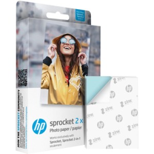 Фотобумага HP Zink 2x3" Sprocket, glossy, self-adhesive, 50sh (HPIZ2X350)