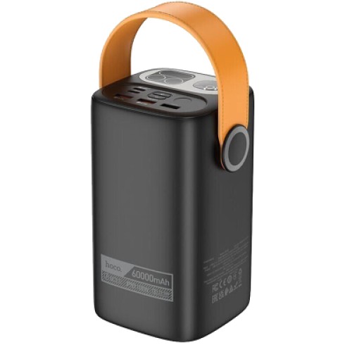 Батарея универсальная HOCO 60000mAh Astrum PD/100W, QC/3.0, LED lamp, Black (DB160 / 714724)