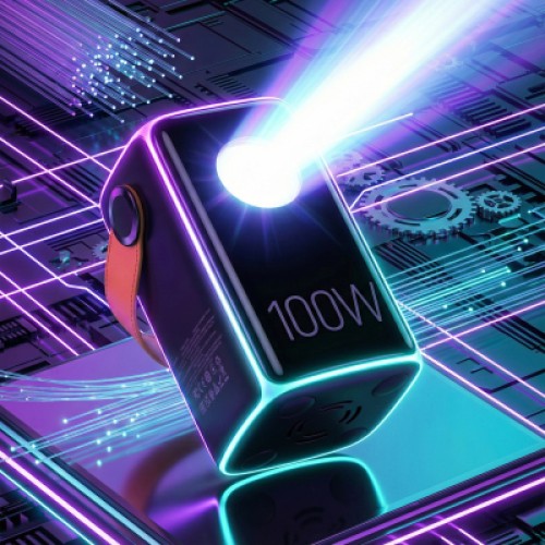 Батарея универсальная HOCO 60000mAh Astrum PD/100W, QC/3.0, LED lamp, Black (DB160 / 714724)