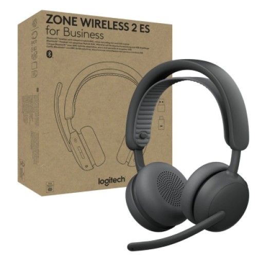 Наушники Logitech Zone Wireless 2 ES for Business Graphite (981-001493)