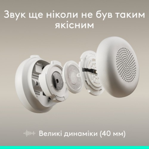 Наушники Logitech Zone Wired 2 USB White (981-001621)