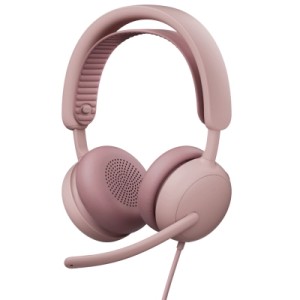 Навушники Logitech Zone Wired 2 USB Rose (981-001620)