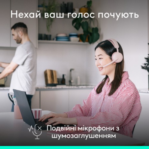 Наушники Logitech Zone Wireless 2 ES Rose (981-001510)
