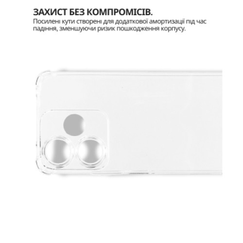 Чехол для мобильного телефона BeCover Anti-Shock Xiaomi Redmi 13x Clear (714707)