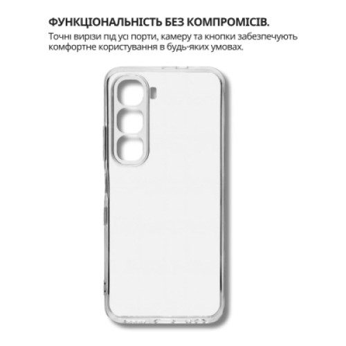 Чехол для мобильного телефона BeCover Silicone Infinix Hot 60 5G (X6726) / 60i 4G (X6728) Transparent (714402)