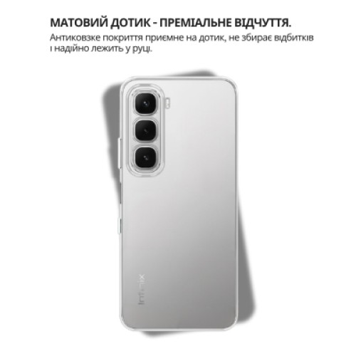 Чехол для мобильного телефона BeCover Silicone Infinix Hot 60 Pro 4G (X6885) Transparent (714559)
