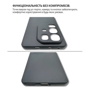 Чехол для мобильного телефона BeCover Silicone Infinix Note 50 4G (X6858) Black (714668)