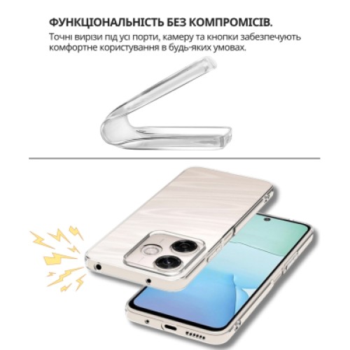 Чехол для мобильного телефона BeCover Silicone Xiaomi Redmi 13x Transparent (714686)