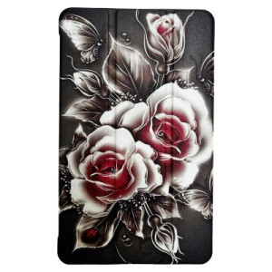 Чехол для планшета BeCover Smart Case Samsung Galaxy Tab A11 Plus SM-X236B 11.0" Black Rose (714013)