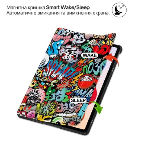 Чехол для планшета BeCover Smart Case Xiaomi Redmi Pad 2 Pro 12.1" Graffiti (714639)