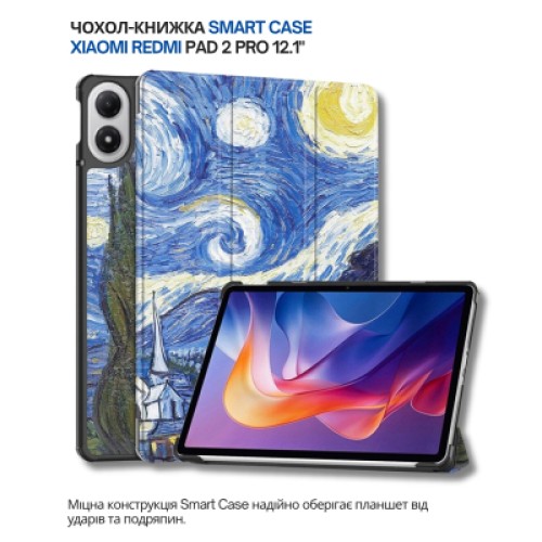 Чехол для планшета BeCover Smart Case Xiaomi Redmi Pad 2 Pro 12.1" Night (714640)