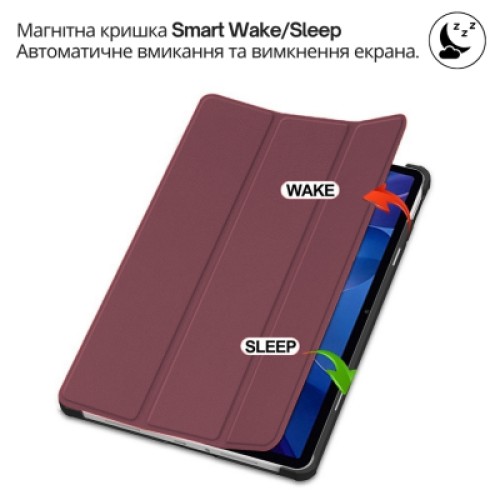 Чехол для планшета BeCover Smart Case Xiaomi Redmi Pad 2 Pro 12.1" Red Wine (714634)