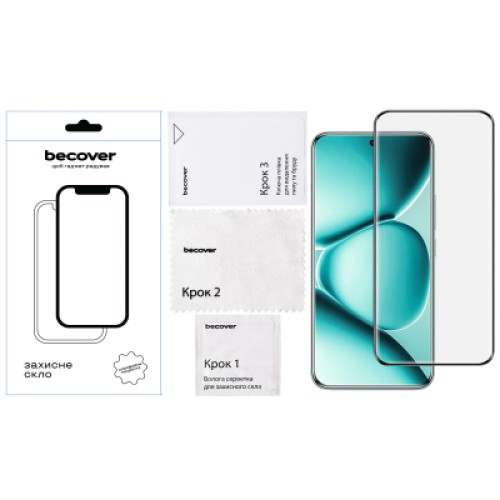 Стекло защитное BeCover Xiaomi Redmi Note 15 Pro Plus 5G Black (714791)