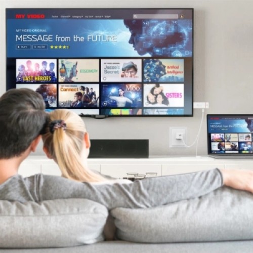 Адаптер ScreenCast 4K WI-FI 15m Miracast/AirPlay/Chromecast black J5create (JVAW76-N)