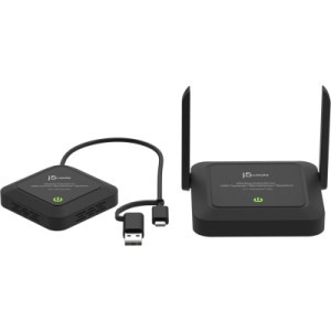 Адаптер extender 25m WIFI 2xUSB-A + USB-C + 3.5mm J5create (JVW120-N)