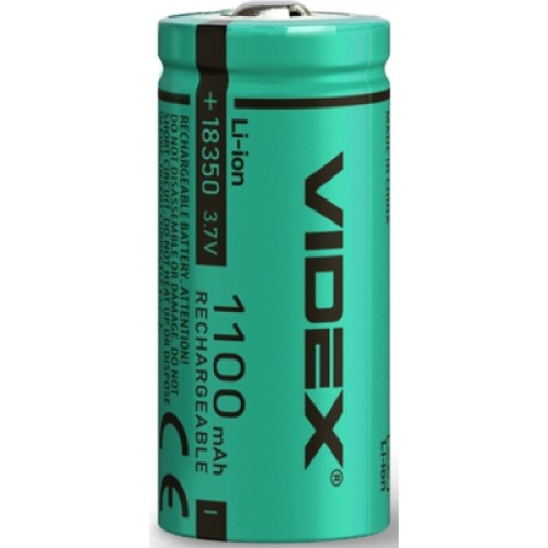 Аккумулятор 18350 1100mAh bulk/1шт Videx (18350/1100/1B) Аккумулятор 18350 1100mAh bulk/1шт Videx (18350/1100/1B)