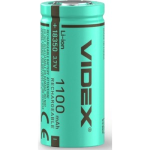Акумулятор 18350 1100mAh bulk/1шт Videx (18350/1100/1B)