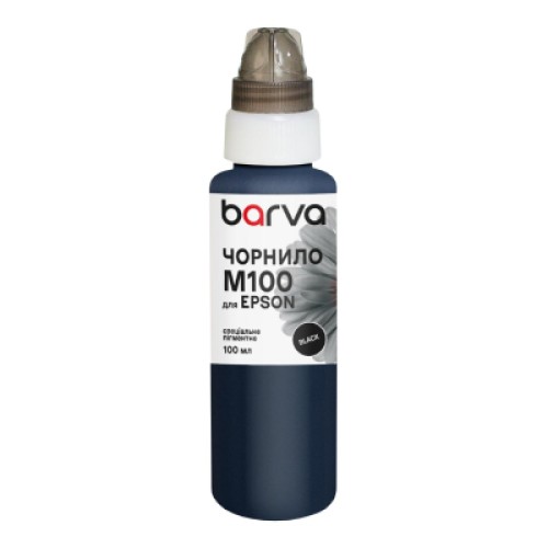 Чернила Barva Epson M100/M105/M200, 100 мл, pigmented, black (M100-406)